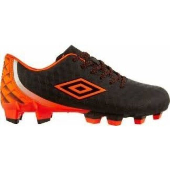 Umbro Men's Size 13 Club 3.0 Soccer Cleats Orange Black Firm Ground Multi Ground - Picture 2 of 10